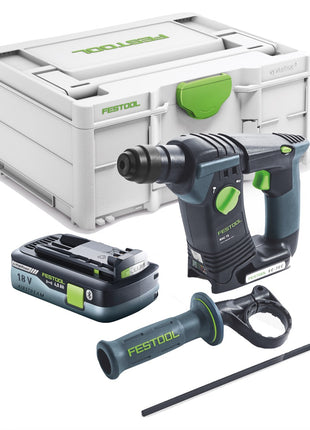 Festool BHC 18-Basic Akku Bohrhammer 18 V 1,8 J SDS Plus Brushless + 1x Akku 4,0 Ah + Systainer - ohne Ladegerät - Toolbrothers