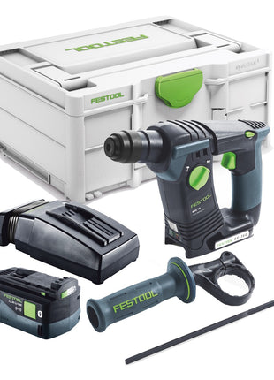 Festool BHC 18-Basic Akku Bohrhammer 18 V 1,8 J SDS Plus Brushless + 1x Akku 5,0 Ah + Ladegerät + Systainer - Toolbrothers