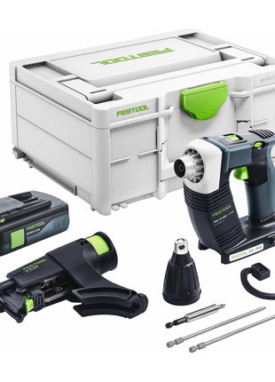 Festool DURADRIVE DWC 18-2500 Basic Akku Bauschrauber 18 V 18 Nm Brushless + 1x Akku 3,0 Ah + Systainer - ohne Ladegerät - Toolbrothers