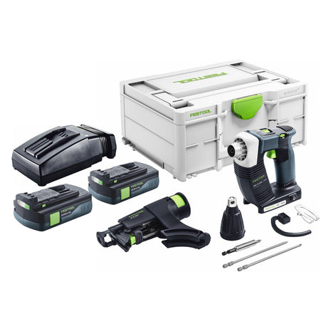 Festool DURADRIVE DWC 18-4500 Basic Akku Bauschrauber 18 V 14 Nm Brushless + 2x Akku 3,0 Ah + Ladegerät + Systainer - Toolbrothers