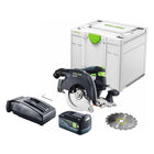 Festool HKC 55 EB-Basic Akku Handkreissäge 18 V 160 mm Brushless + 1x Akku 5,0 Ah + Ladegerät + Systainer - Toolbrothers