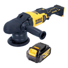 Pulidora excéntrica a batería DeWalt DCM 848 N 18 V 125 mm sin escobillas + 1x batería 4,0 Ah - sin cargador