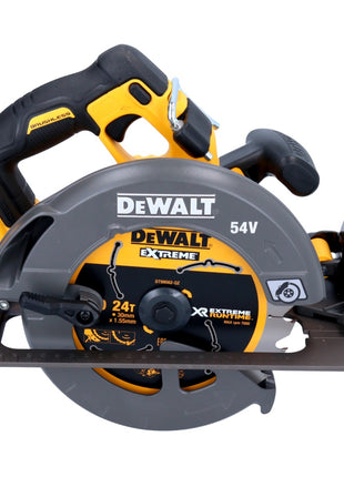 Sierra circular manual a batería DeWalt DCS 575 T2 54 V FlexVolt 190 mm sin escobillas + 2x baterías 6,0 Ah + cargador