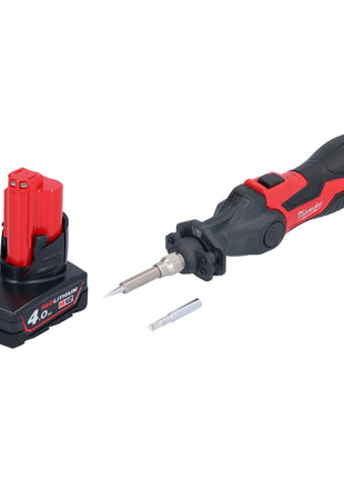 Milwaukee M12 SI-401 Akku Lötkolben 12 V 400 °C + 1x Akku 4,0 Ah - ohne Ladegerät - Toolbrothers