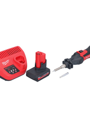 Milwaukee M12 SI-501 Akku Lötkolben 12 V 400 °C + 1x Akku 5,0 Ah + Ladegerät - Toolbrothers