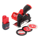 Milwaukee M12 FCOT-251 Multimaterialschneider 12 V 76 mm Brushless + 1x Akku 2,5 Ah - ohne Ladegerät - Toolbrothers