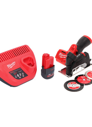 Milwaukee M12 FCOT-251 Multimaterialschneider 12 V 76 mm Brushless + 1x Akku 2,5 Ah + Ladegerät - Toolbrothers