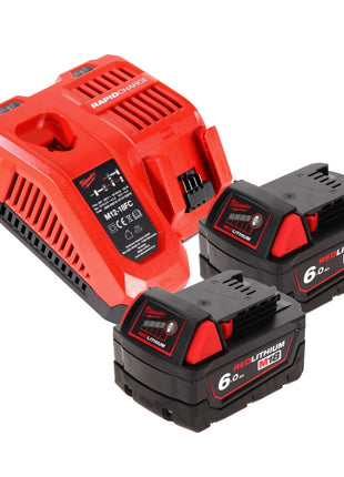 2x Set de lijado Toolbrothers TURTLE 125mm + Lijadora excéntrica a batería Milwaukee M18 BOS125-602 FC 18 V 125 mm + 2x batería 6,0 Ah + cargador