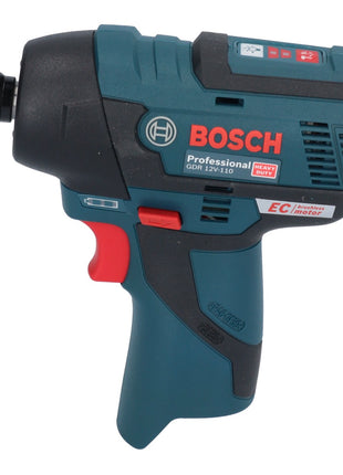 Bosch GDR 12V-110 Professional Akku Drehschlagschrauber 12 V 110 Nm 1/4" Brushless + 1x Akku 2,0 Ah + Ladegerät + L-Boxx - Toolbrothers