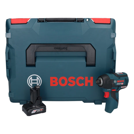 Bosch GDR 12V-110 Professional Akku Drehschlagschrauber 12 V 110 Nm 1/4" Brushless + 1x Akku 6,0 Ah + L-Boxx - ohne Ladegerät - Toolbrothers