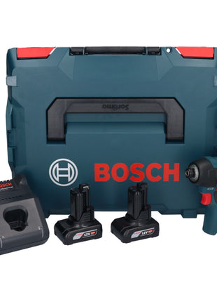 Bosch GDR 12V-110 Professional Akku Drehschlagschrauber 12 V 110 Nm 1/4" Brushless + 2x Akku 6,0 Ah + Ladegerät + L-Boxx - Toolbrothers