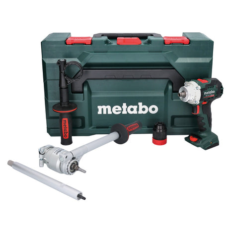 Metabo BS 18 LTX BL Q I Akku Bohrschrauber 18 V 130 Nm Brushless + PowerX3 Drehmomentvorsatz + metaBOX - ohne Akku, ohne Ladegerät