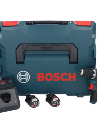 Bosch GSR 12V-35 Professional Akku Bohrschrauber 12 V 35 Nm Brushless + 2x Akku 2,0 Ah + Ladegerät + L-Boxx - Toolbrothers