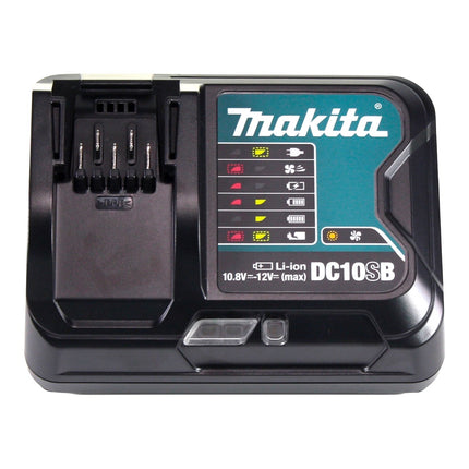 Makita Power Source Kit ( 197658-5 ) 2x BL 1021 B batterie 12 V max. 2,0 Ah CXT + DC 10 SB chargeur + Makpac
