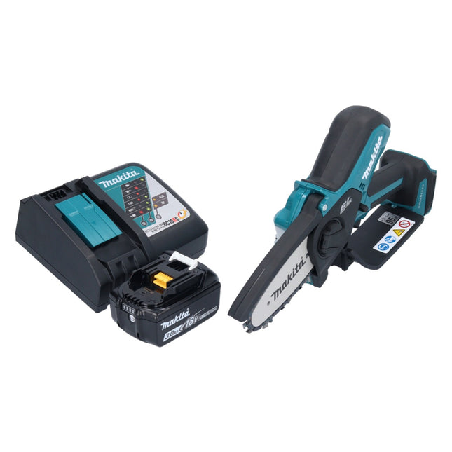 Tagliabordi a batteria Makita DUC 101 RF01 18 V 10 cm Brushless + 1x batteria 3,0 Ah + kit caricabatterie