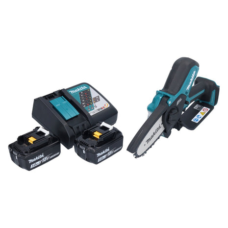 Tagliabordi a batteria Makita DUC 101 RF 18 V 10 cm Brushless + 2x batteria 3,0 Ah + kit caricabatterie