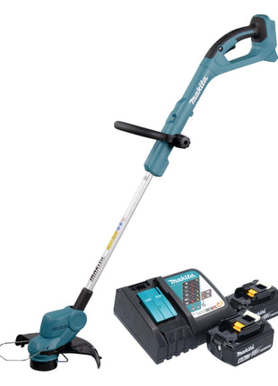 Makita DUR 193 RG Akku Rasentrimmer 18 V 260 mm + 2x Akku 6,0 Ah + Ladegerät - Toolbrothers