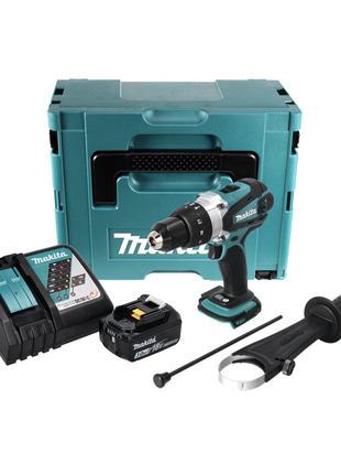 Makita DHP 458 RF1J Akku Schlagbohrschrauber 18 V 91 Nm + 1x Akku 3,0 Ah + Ladegerät + Makpac - Toolbrothers