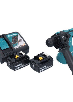 Makita DHR 183 RM Akku Bohrhammer 18 V 1,7 J SDS plus Brushless + 2x Akku 4,0 Ah + Ladegerät - Toolbrothers