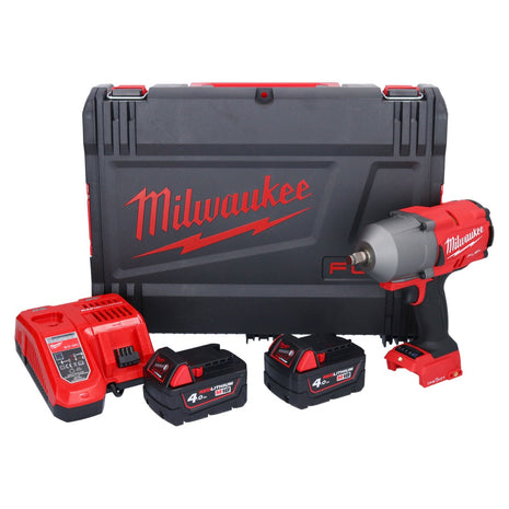 Milwaukee M18 ONEFHIWF12-402X Akku Schlagschrauber 18 V 1356 Nm 1/2" Brushless + 2x Akku 4,0 Ah + Ladegerät + HD Box