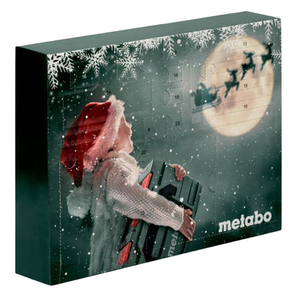 Metabo Adventskalender mit 31 tlg. Werkzeug Set ( 626694000 ) Bits / Stecknüsse / Ratsche