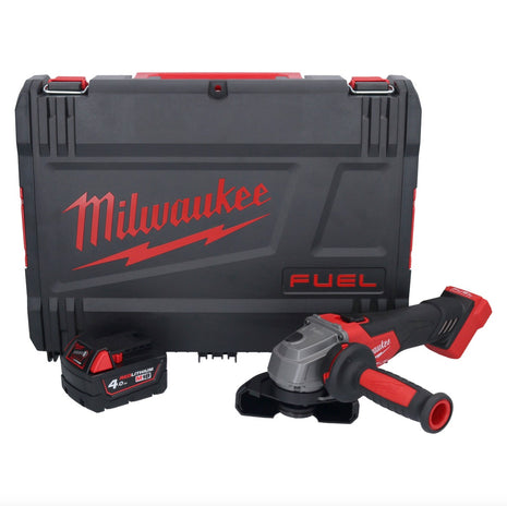 Meuleuse d'angle sur batterie Milwaukee M18 FSAG115X-401X 18 V 115 mm sans balais + 1x batterie 4,0 Ah - sans chargeur