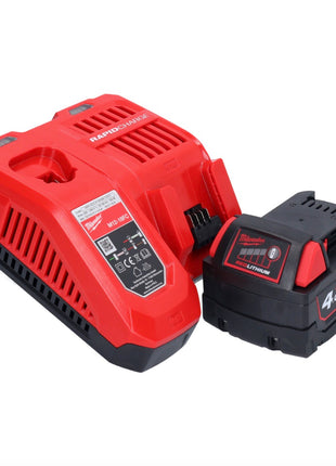 Amoladora angular a batería Milwaukee M18 FSAG115X-401X 18 V 115 mm sin escobillas + 1x batería 4,0 Ah + cargador