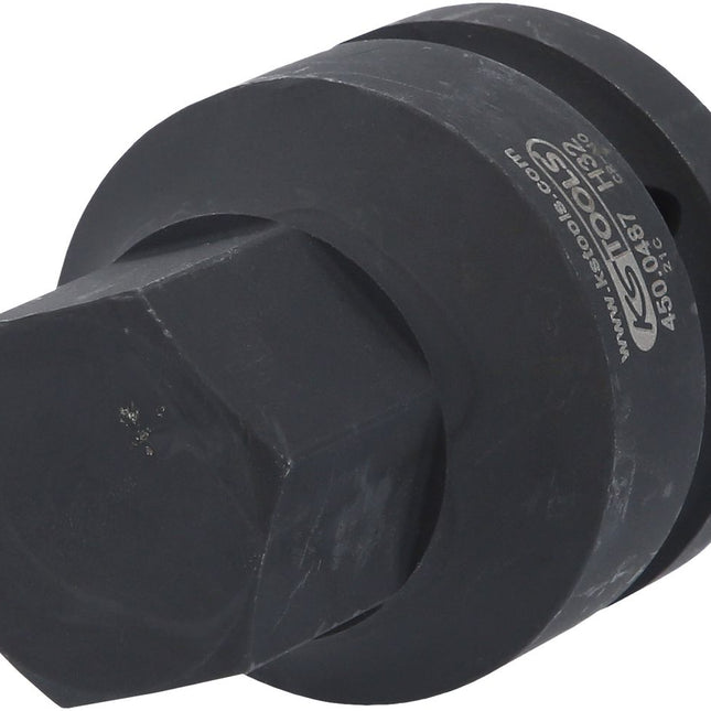 KS TOOLS 1" Kraft-Bit-Stecknuss Innensechskant, kurz, 32 mm ( 450.0487 ) - Toolbrothers