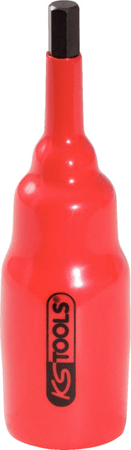 KS TOOLS Douille tournevis 1/2' avec revêtement isolant pour vis à six pans creux, 8 mm, longueur 95 mm ( 117.1154 )