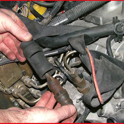 KS TOOLS 1/2" Diesel-Injektoren-Stecknuss 6-kant, 22mm ( 455.0034 ) - Toolbrothers