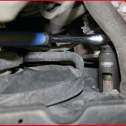 KS TOOLS 1/2" Einspritzdüsen-Stecknuss, 27,0 mm ( 150.2307 ) - Toolbrothers