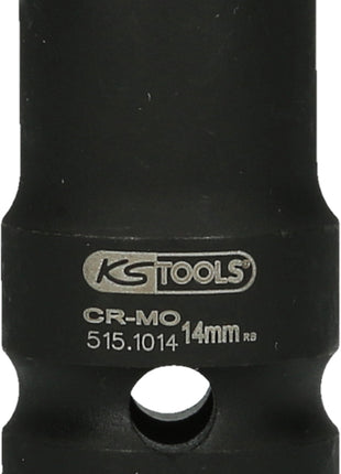 KS TOOLS 1/2" Sechskant-Kraft-Stecknuss, kurz, 14mm ( 515.1014 ) - Toolbrothers