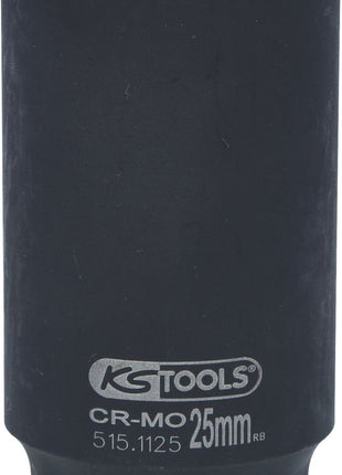 KS TOOLS 1/2" Sechskant-Kraft-Stecknuss, lang, 25mm ( 515.1125 ) - Toolbrothers