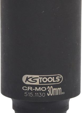 KS TOOLS 1/2" Sechskant-Kraft-Stecknuss, lang, 30mm ( 515.1130 ) - Toolbrothers