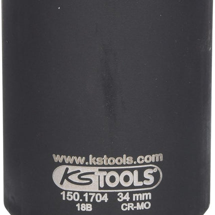 KS TOOLS 1/2" Spezial-Gelenkwellen-Kraft-Stecknuss, 34mm ( 150.1704 ) - Toolbrothers