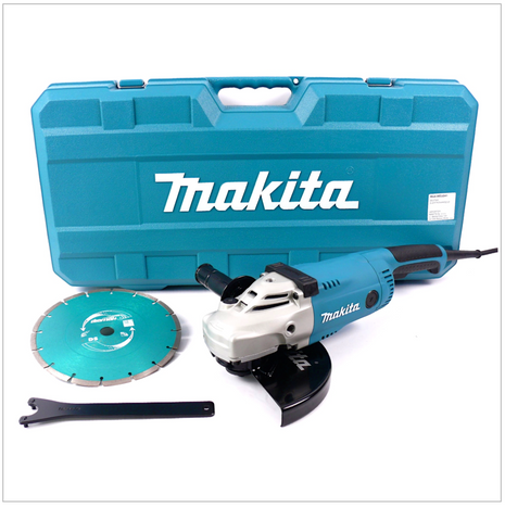 Makita GA 9020 2200 W 230 mm Winkelschleifer mit 1 x DIAMAK Diamantscheibe P-44155 im Koffer - Toolbrothers