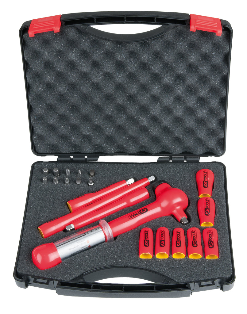 KS TOOLS 1/4' Coffret de douilles isolées, 21 pcs  ( 117.1876 )