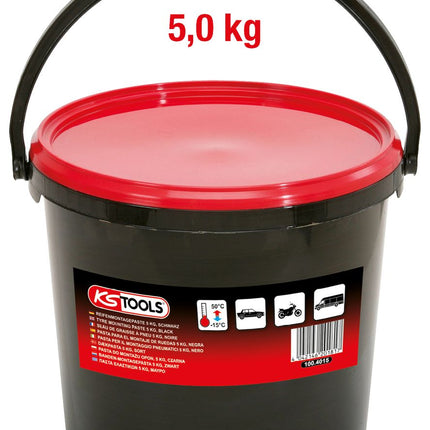 KS TOOLS Reifenmontagepaste 5 kg, schwarz ( 100.4015 ) - Toolbrothers