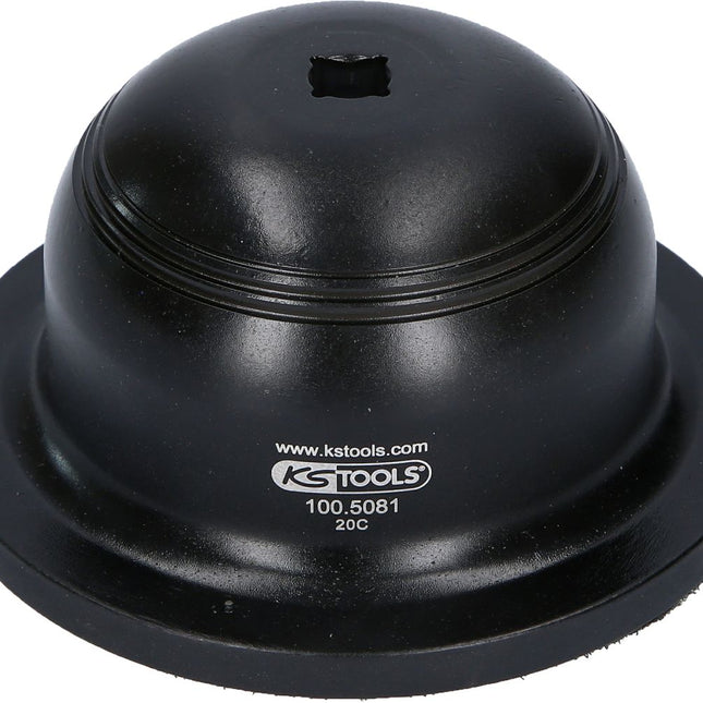 KS TOOLS Aluminium-Radnabenschleifer ohne Reinigungsscheibe, 150 mm ( 100.5081 ) - Toolbrothers