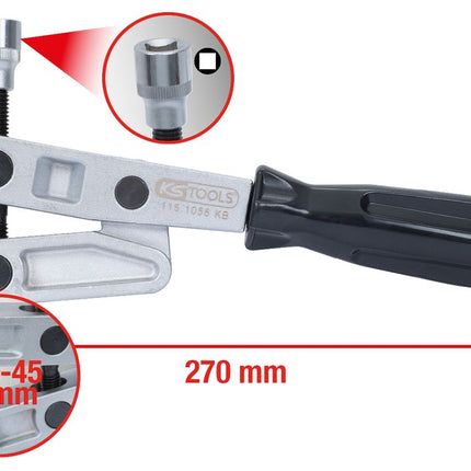 KS TOOLS Schlauchklemmenzange für Drehmomentanzug, 270mm ( 115.1056 ) - Toolbrothers
