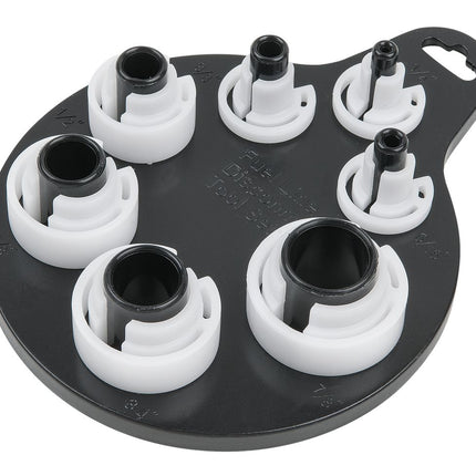 KS TOOLS Leitungsverbinder-Löseclip-Satz für CLIC-Federnverschluß-Leitungskupplungen, 7-tlg ( 115.1089 ) - Toolbrothers