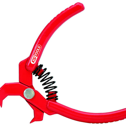 KS TOOLS Niet-Lösezange, rot, abgewinkelt, 100mm ( 115.1097 ) - Toolbrothers