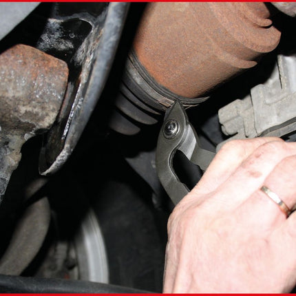 KS TOOLS Schlauchbandschneider, abgewinkelt, 220mm ( 115.1186 ) - Toolbrothers