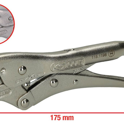 KS TOOLS Gripzange 7" GRIP Xtreme ( 115.1196 ) - Toolbrothers