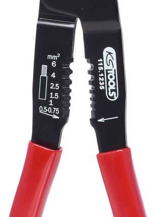 KS TOOLS Crimp-Zange einfach ( 115.1235 ) - Toolbrothers