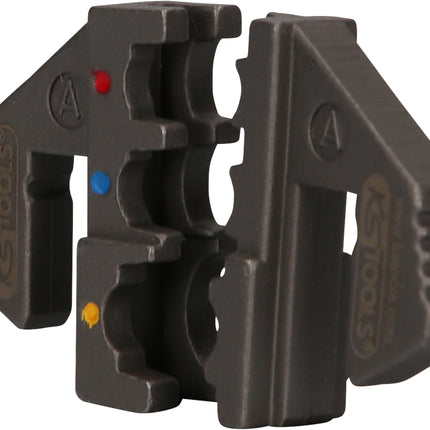 KS TOOLS Paar Crimp-Einsätze für isolierte Kabelschuhe, Ø 0,5 - 6 mm  ( 115.1415 ) - Toolbrothers