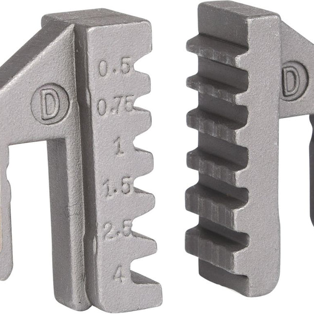 KS TOOLS Paar Crimp-Einsätze für Aderendhülsen, Ø 0,5 - 4 mm  ( 115.1418 ) - Toolbrothers