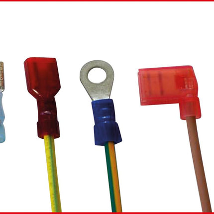 KS TOOLS Crimpzange für isolierte Kabelschuhe, 220mm ( 115.1425 ) - Toolbrothers