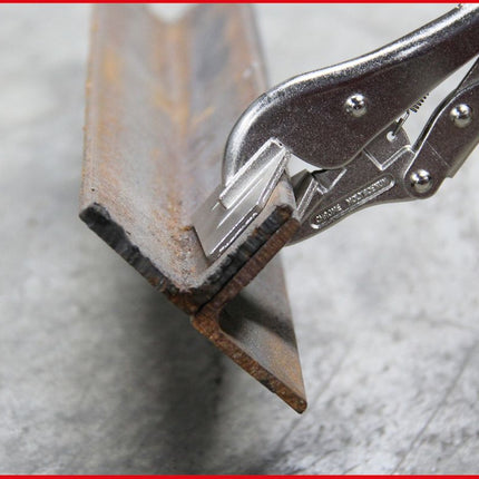 KS TOOLS Breitmaul-Flachbacken-Gripzange mit Easy-Release, 205mm ( 115.2076 ) - Toolbrothers