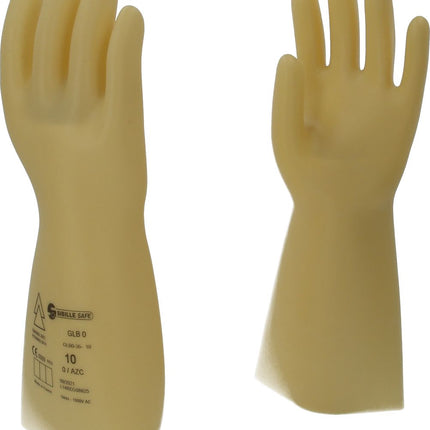 KS TOOLS Elektriker-Schutzhandschuh mit Schutzisolierung, Größe 10, Klasse 0, weiß ( 117.0051 ) - Toolbrothers